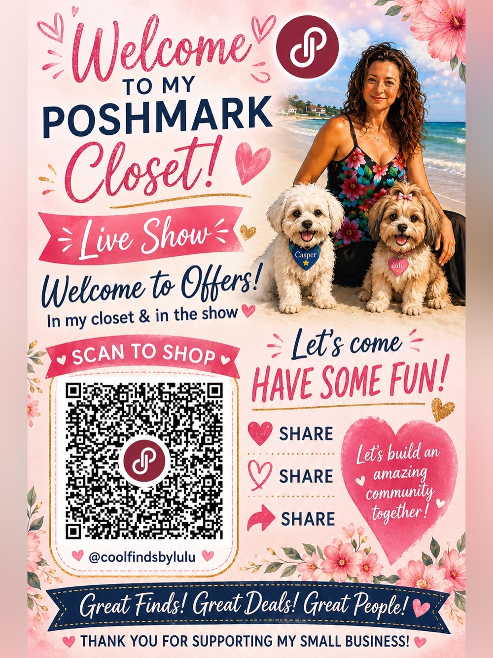 @CoolfindsbyLuLu come join me in my live random show Flyer. Great deals & Fun